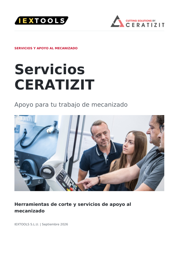 Servicios CERATIZIT: apoyo al mecanizado con IEXTOOLS